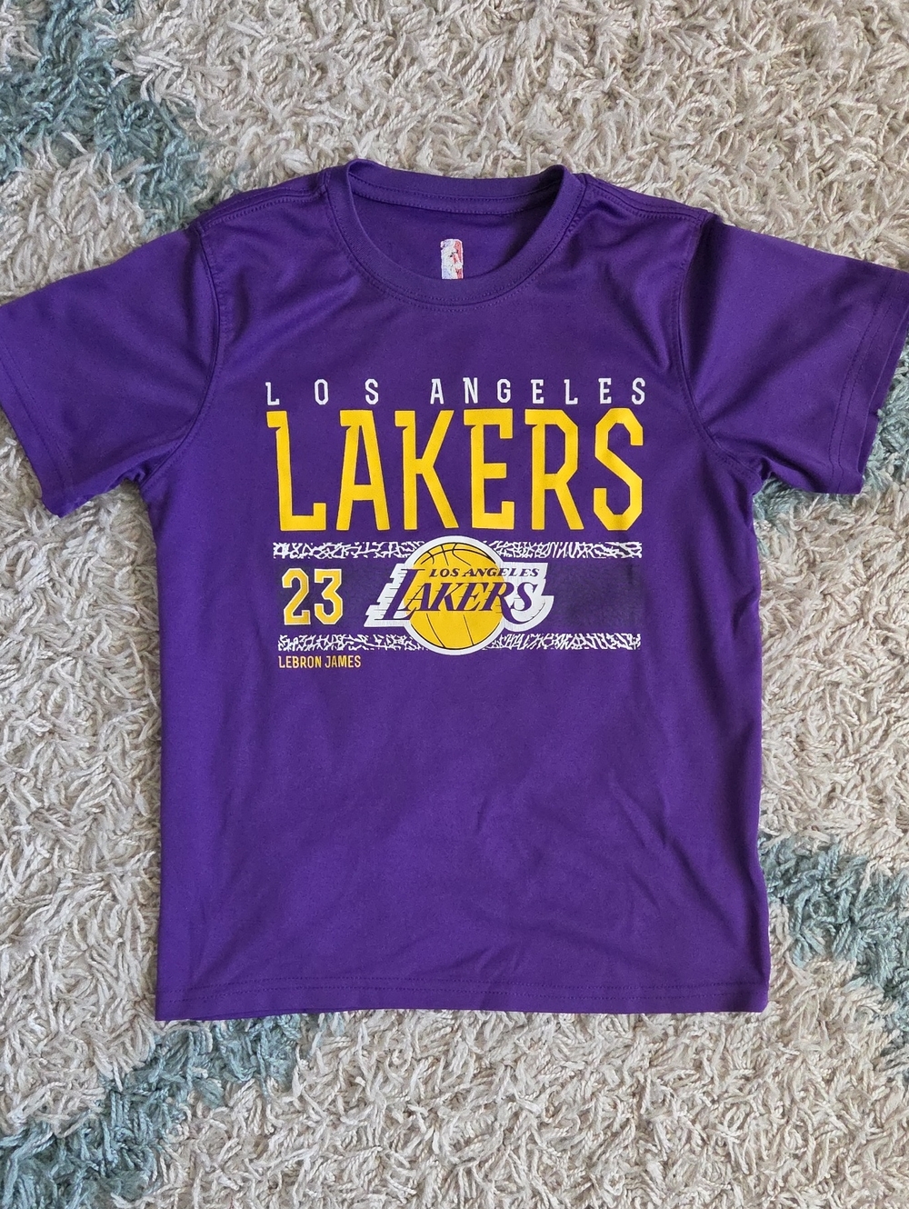 Boy's LA Lakers Tee Shirt boys Los Angeles Lakers T-shirt GUC